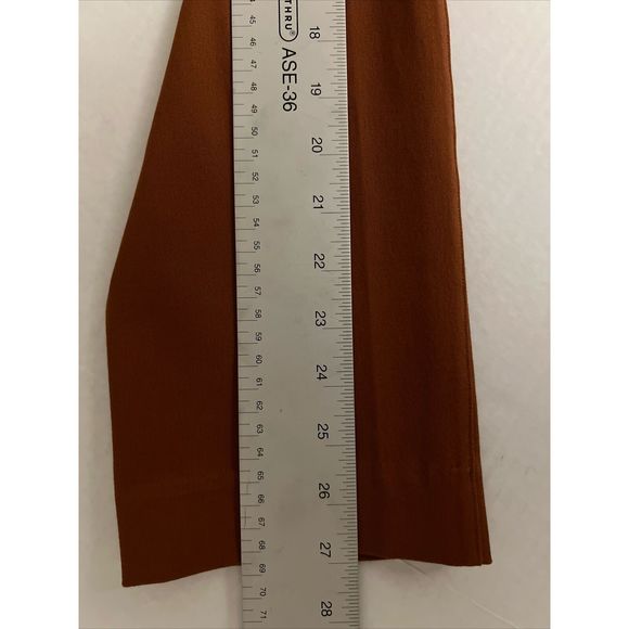 Spanx 20365R Sz S On the Go Slim Straight Ankle Pant Rust Bronze Glow - Picture 12 of 12